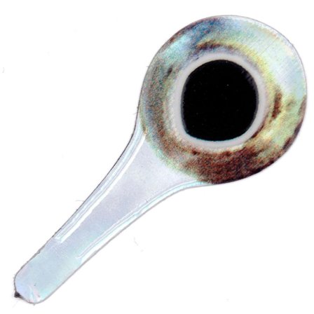 Pro 3D Tapped Eyes Silver/Yellow - 8mm