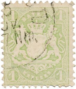 Tyskland stater 1875 - MICHEL 32c - Stemplet