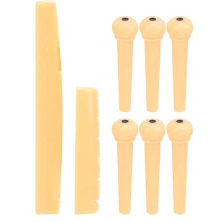 Akustisk Guitar Pins Stifter Guitar Ben Saddelmutter Guitar Dele Udskiftningsværktøjstilbehør