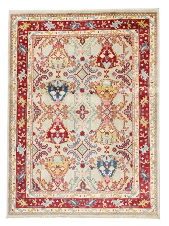 Handknuten Kazak Fine 145X194 Ullmatta Liten