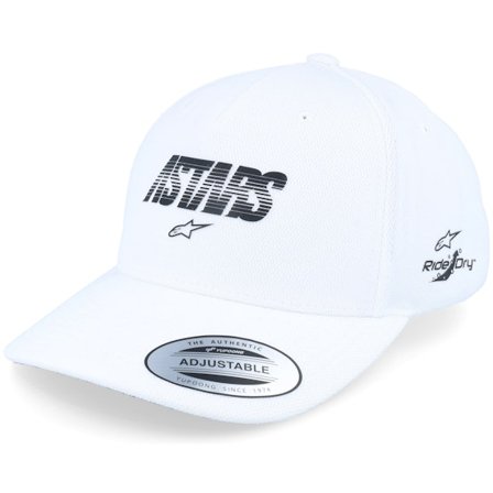 Alpinestars - Weiss adjustable Cap - Angle Velo Tech White Adjustable @ Hatstore