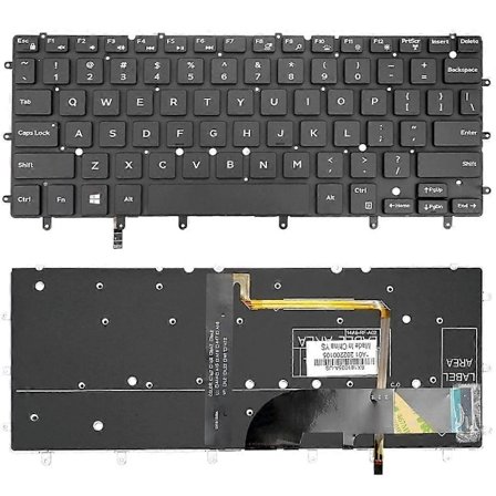 [Uusi] US-versio taustavalaistu kannettavan tietokoneen näppäimistö