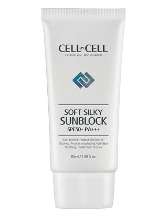 Cell by Cell Cellbycell Soft Silky Sun Block, Spf50 - White - 50 ml