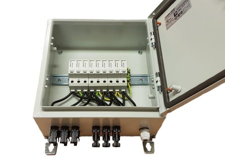 Elrond ÅSKPKT SOL 3 Plåtkapsling med solcellskydd, för 3 strängar, Elfördelning & strömförsörjning