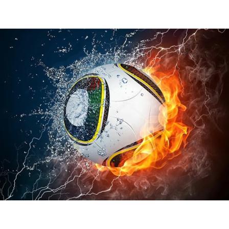 30 x 40 cm, Fotball Diamantmaleri Broderi Diamant Maleri