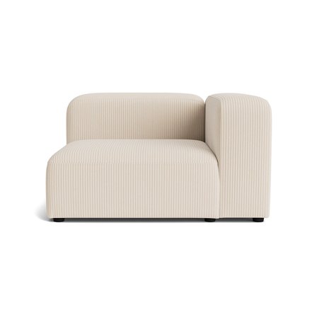 Milo chaiselong, højrevendt - Lincoln Beige - 130x130x72 - Sofa, chaiselong