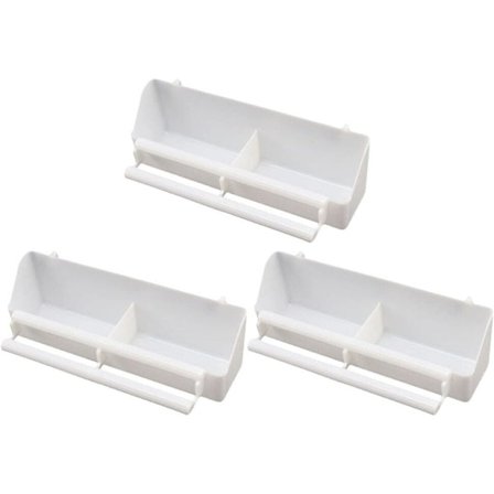 3 kpl kyyhkysten ruokinta-astia rakoastiassa ruoan annostelija