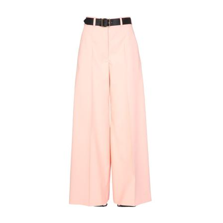 Stella McCartney, Wide LEG Trousers Różowy, Kobieta, Rozmiar: S