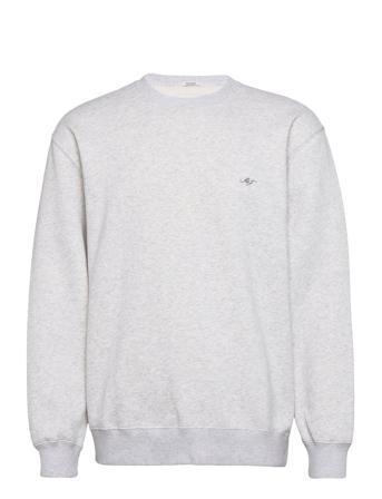 Anf Mens Sweatshirts Sweat-shirt Genser Grå Abercrombie & Fitch