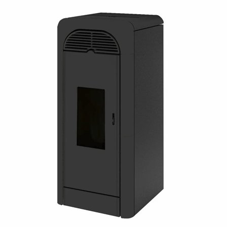 Corpo stufa a pellet EK63 BERRY90+ - gruppo Edilkamin - 9 kW stagna ad aria canalizzata