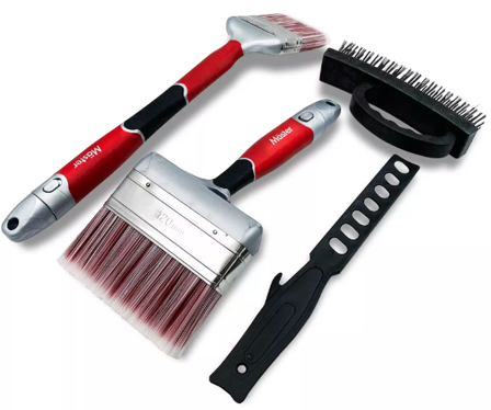Mäster Superior 8445004 Penselset 70/120 mm, stålborste, Målarredskap & tillbehör