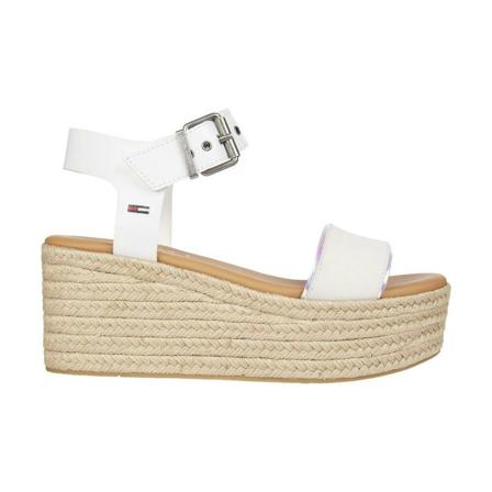 Tommy Jeans Wedges Hvid, Dame, Størrelse: 40 EU