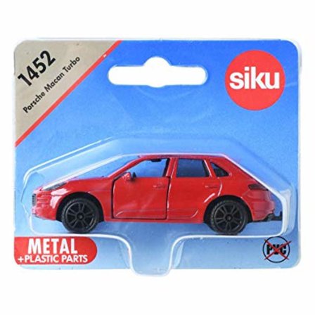 Leksaksbilar Bilar Cars SIKU Micki Porsche Macan 1452 Vinröd