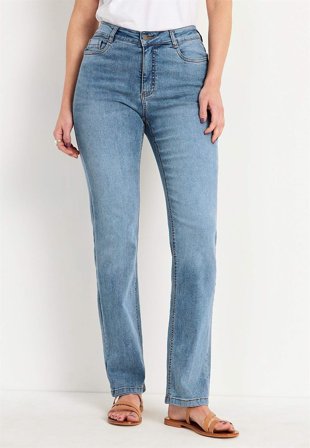 Cellbes of Sweden - Stretchjeans med rakt ben - tre längder Linnea - ljusblå / denim - för damer - 36R