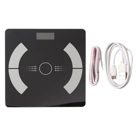 Smart Bluetooth Kroppsfettvåg Uppladdningsbar Exakt Vikt- och Sammansättningsmätare