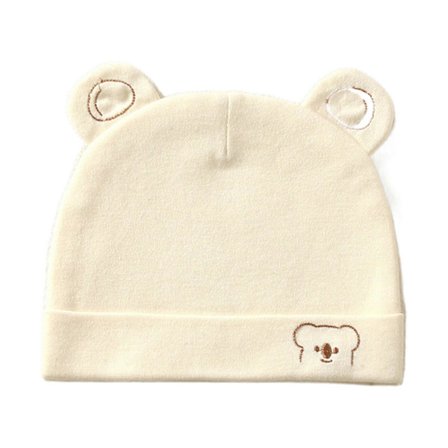 Unisex nyfødt hue i dobbelt lag bomuld for varme og komfort. Hold dig varm og stilfuld med vores nyfødtshue som gave, gul