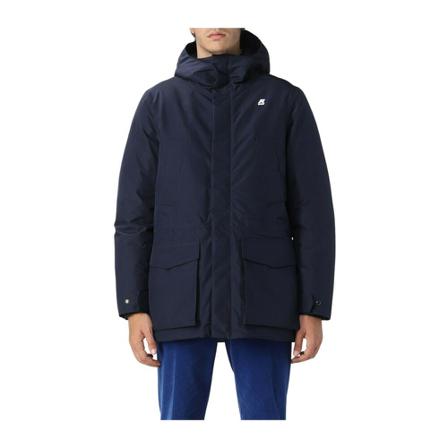K-Way, Winter Jackets Blauw, Heren, Maat:XL