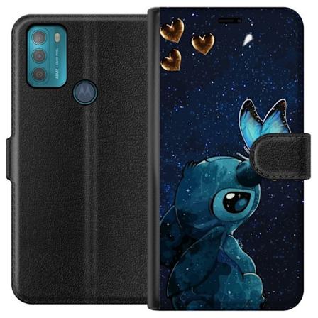 Motorola Moto G50 Lommeboketui Stitch sommerfugl
