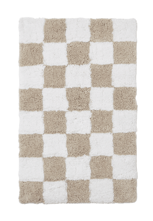 Åhléns Home Badrumsmatta RUT 50x80 cm Badrumsmattor Beige ONESIZE