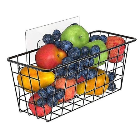 Veggmonterte trådkurver, skapdorganisator, hengende kurv