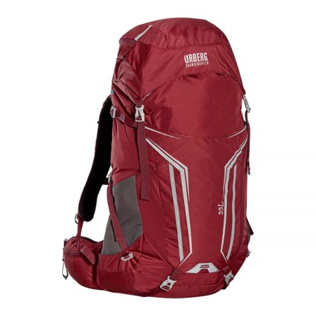 Urberg Glacier 55 hiking backpacks Red OneSize