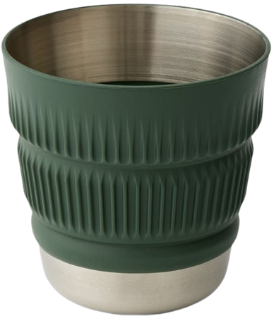 Sea to Summit Detour Stainless Steel Collapsible Mug kokoontaitettava retkimuki, vihreä