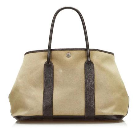 Hermès Vintage, Pre-owned Tote Bag Beige, Dames, Maat:ONE Size,Canvas