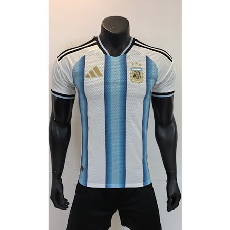 25-26 Argentina Hjemme Spiller Fotball T-skjorte S-2XL