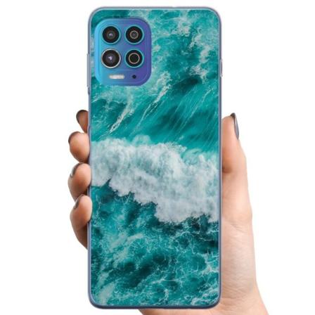 Motorola Moto G100 TPU Mobilcover Hav