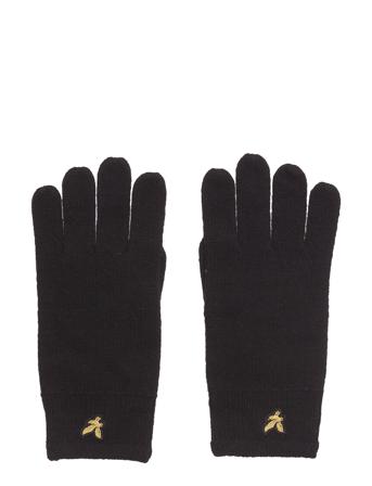 Racked Rib Gloves Accessories Gloves Finger Gloves Musta Lyle & Scott