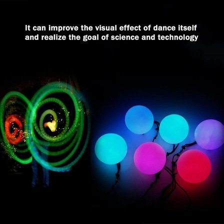 Ball Led Børn Kastede Bolde Professionel Sceneoptræden Glød Kastede Bold