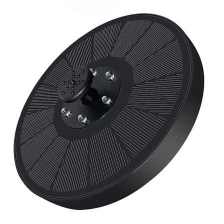 Solcelledrevet fontenepumpe for dam med innebygd batteri, kompatibel med KLB