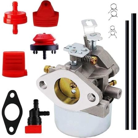 640052 Forgassersett med primerpære Drivstoffledning kompatibel med Tecumseh HMSK80 HMSK90 HMSK100 L