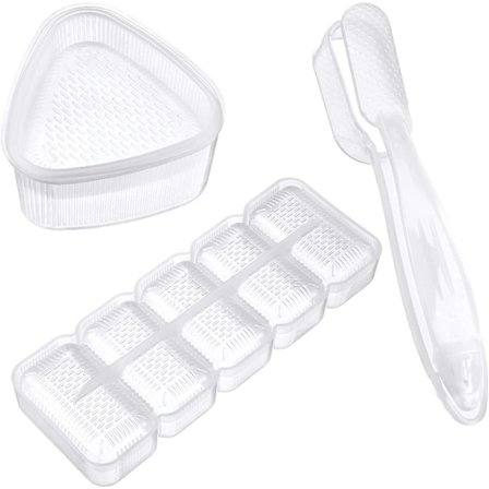 3 Japanske Sushiformer Sushi-sett, Trekant Sushipresse Mol