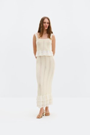 Malina - Zenna maxirock - S - Vanilla