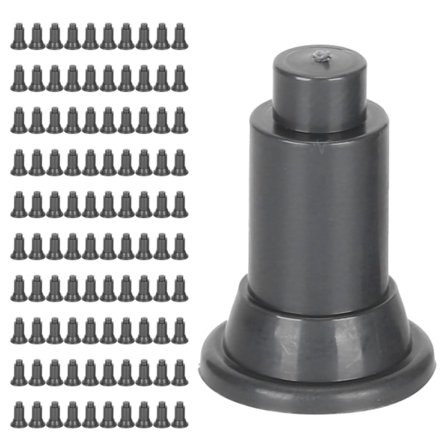 100 st/set Akvarium Isolationsskiva Stödfötter Stödfötter för Akvarium Avdelare 100 st Fötter Svart