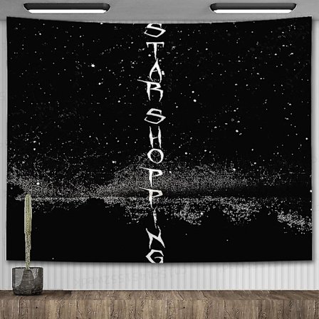 Lil Peep Vægtæppe Væghængende Se På Himlen Kunst Vægtæppe Tæppe Sort Hippie Hexemagiske Vægtæpper Æstetisk Værelsesindretning