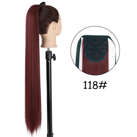 34 Inches Syntetiska Ponytail Hår Förlängning Clip I Falska Peruk Hårpiece Blond Omslag Runt Pigtail Lång Smink Overhead Pony Tail 118 34inches 85cm
