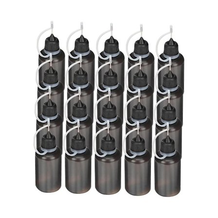 30ML/1Oz Limflasker 24 stk. Bærbare flasker med spids Præcis limapplikatorflaske Vandflaske