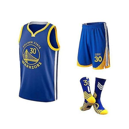 NBA Golden State Warriors Stephen Curry #30 Trøye, Shorts, Sokker 3XL 180-185CM