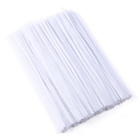 100 Stykke Piberensere, Chenille Tråd 6mm x 30cm, Piberensere til Håndværk DIY Håndværksprojekter Chenille Tråd