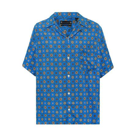 AllSaints Casual Shirts Blå, Herre Skjorter