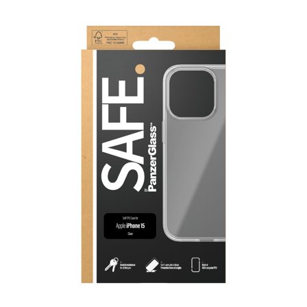 PanzerGlass SAFE. by PanzerGlass - baksidedeksel for mobiltelefon