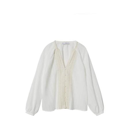 Mango Embroidered details Bluse inbo, Dame