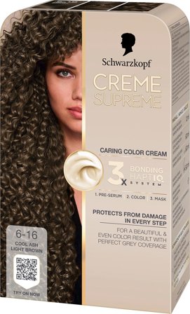 Schwarzkopf Creme Supreme Caring Color Creme, Hår, Hårfarve, Permanent Hårfarve