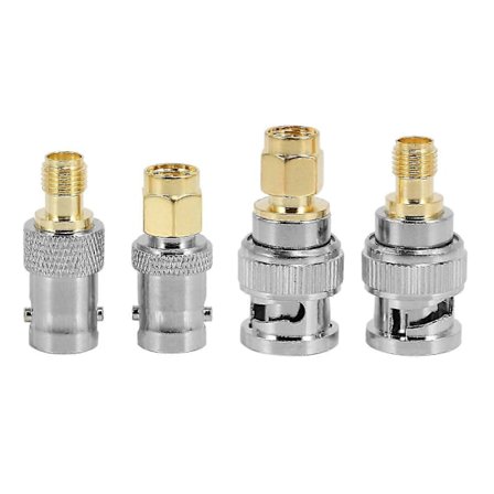 4st BNC till SMA Typ Hane Hona RF Kontakt Adapter Test Konverteringskit Set DS