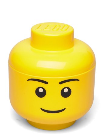 LEGO STORAGE | Lego Storage Head (Small) | 16X 16X 18CM