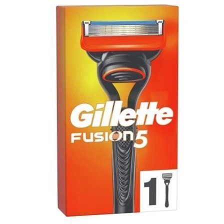 GILLETTE FUSION5 SIKKERHEDSBARBERHAR TIL MÆND MED 5 ANTIVRIKTIONSBLAD 77