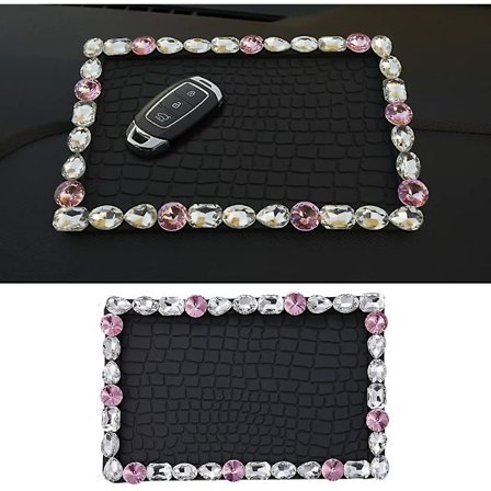 Bling-liukastamaton alusta auton kojelautaan, universaali liukastamaton alusta puhelimille, aurinkolaseille, avaimille ja elektronisille laitteille, 