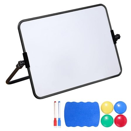 Magnetisk Liten Whiteboard, Mini A4 Whiteboard 30x21cm Dobbeltsidig Whiteboard-Perfekt